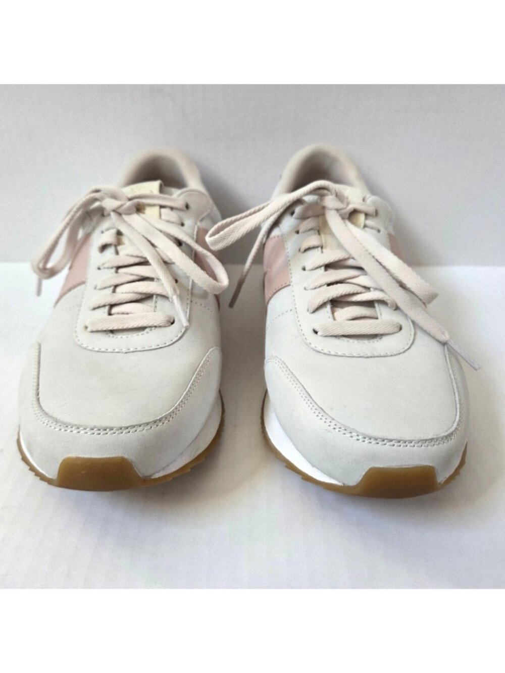 Kizik Shoes Womens 11 Milan Hands Free Comfort Sneakers Bone / Pink - Picture 4 of 12